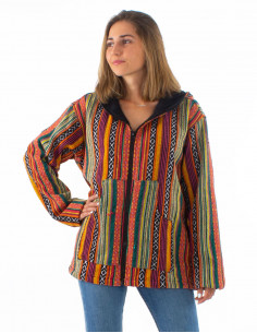 Chaqueta algodon zip...