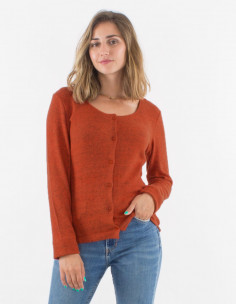 Chaqueta malla 74% viscosa... 2