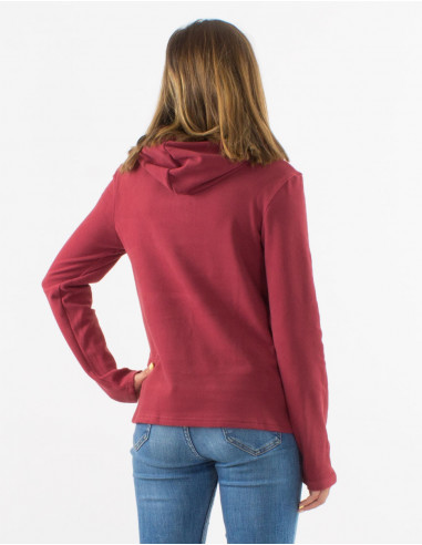 Jersey malla 95% poliester 5% elastano con capucha