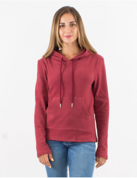 Jersey malla 95% poliester 5% elastano con capucha