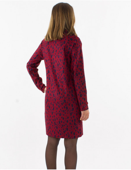 Vestido malla 60% viscosa 33% poliester 7% elastano