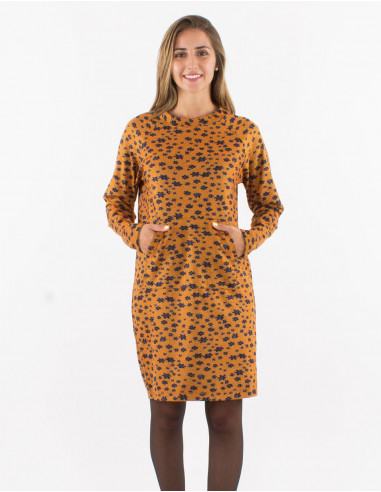 Vestido malla 60% viscosa 33% poliester 7%...