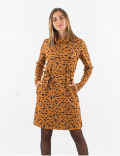 Vestido malla 60% viscosa... 2