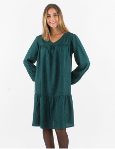 Vestido viscosa cuello v... 2