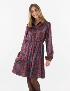 Vestido poliester satin... 2