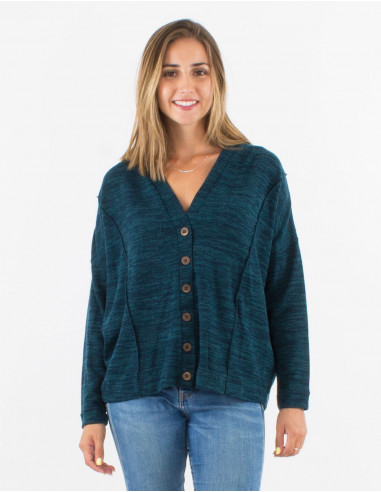 Chaqueta malla 95% poliester 5% elastano