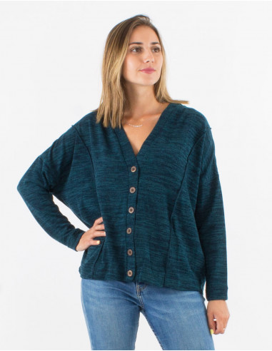 Chaqueta malla 95% poliester 5% elastano