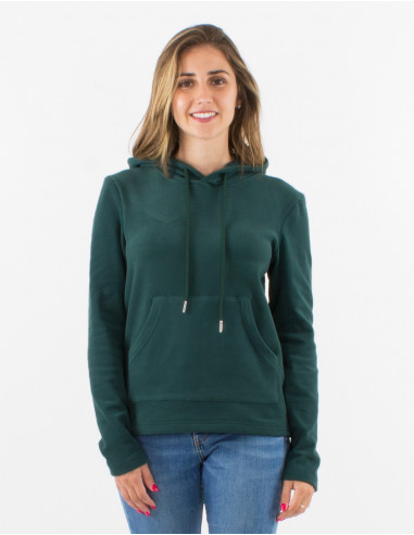 Jersey malla 95% poliester 5% elastano con capucha