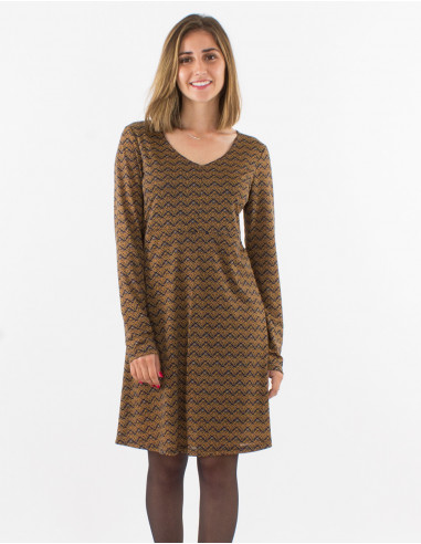 Vestido malla 96% poliester 4% elastano doblado...