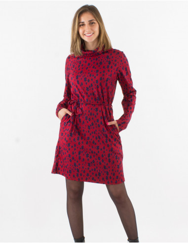 Vestido malla 60% viscosa 33% poliester 7%...