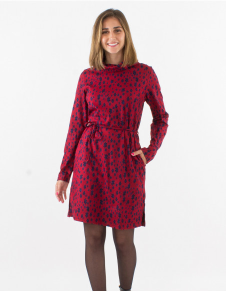 Vestido malla 60% viscosa 33% poliester 7% elastano