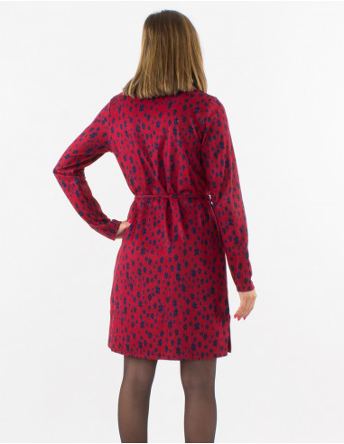 Vestido malla 60% viscosa 33% poliester 7%...