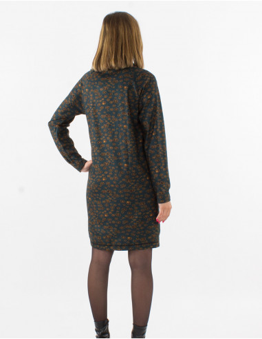 Vestido malla 60% viscosa 33% poliester 7%...