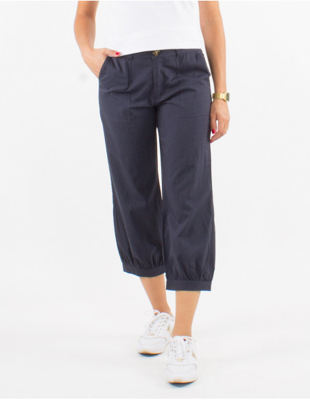Pantalon corto 52% viscosa 48% algodon con bolsillos 