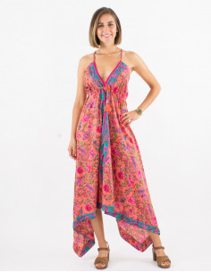 Vestido largo poliester...