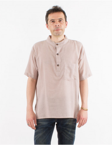 Camisa kurta h algodon  mangas cortas