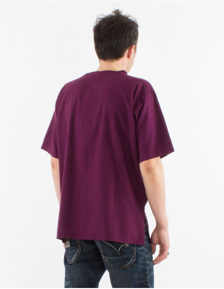 Camisa H algodon fino sw 3 botones  mangas cortas
