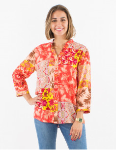 Blusa viscosa con botones... 2