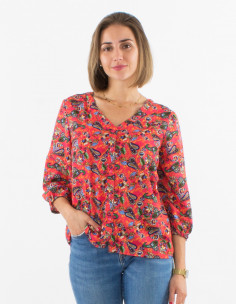 Blusa poliester con botones... 2