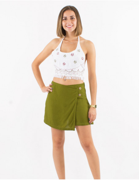 Top corto viscosa sw flecos