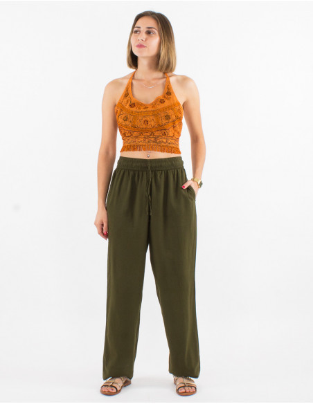 Top corto viscosa sw flecos