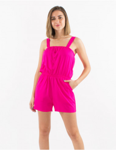 Peto corto viscosa liso tirantes anchos