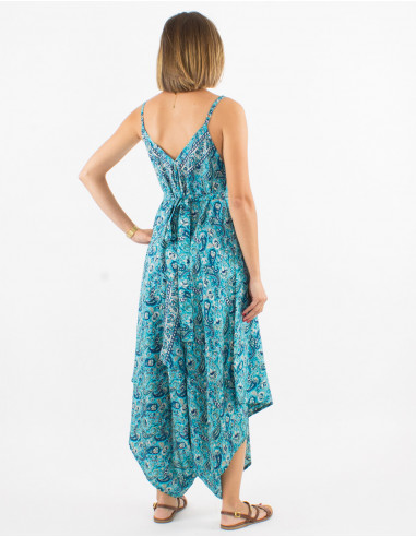 Peto largo poliester tirantes estampado...