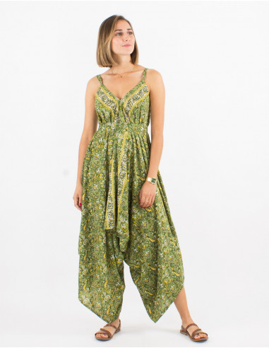 Peto largo poliester tirantes estampado...