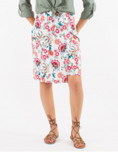 Falda corta viscosa... 2