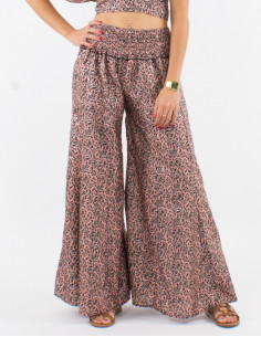 Pantalon ancho poliester...