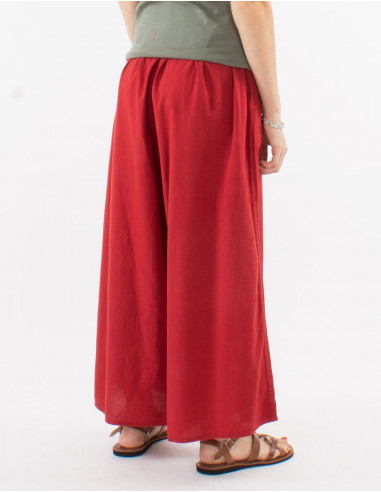 Pantalon m ancho algodon