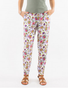 Pantalon viscosa estampado... 2