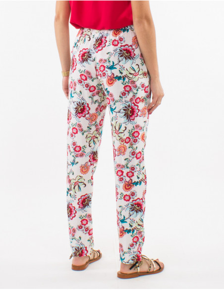 Pantalon viscosa estampado bohemia
