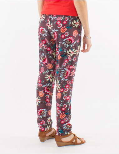 Pantalon viscosa estampado bohemia
