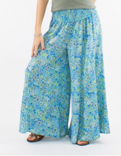 Pantalon ancho poliester...