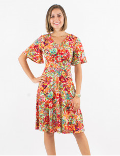 Vestido malla 96% poliester...