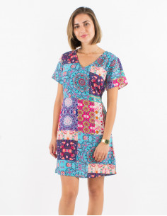 Vestido corto poliester...