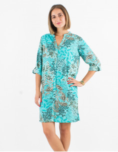 Vestido poliester con...