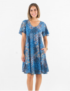 Vestido corto poliester...