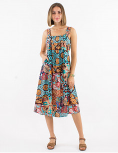 Vestido viscosa tirantes...