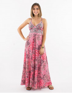 Vestido largo poliester... 2