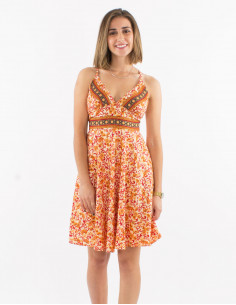 Vestido corto poliester... 2