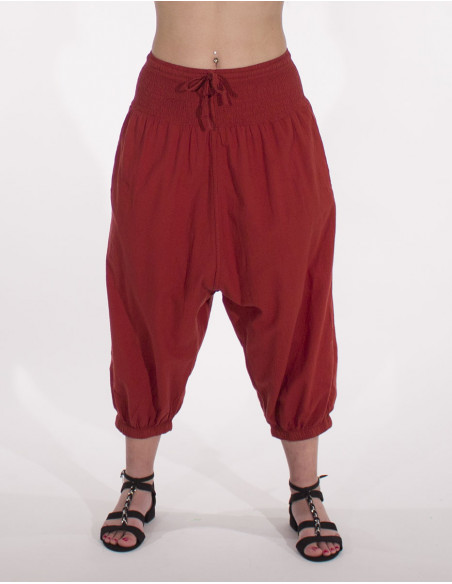 Sarouel algodon fino bolsillos