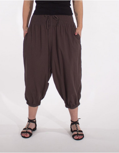 Sarouel algodon fino bolsillos