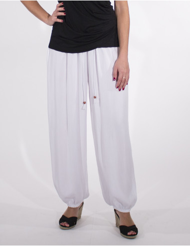 Pantalon liso viscosa
