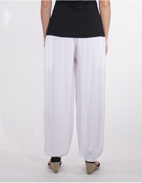 Pantalon liso viscosa