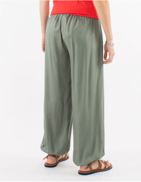 Pantalon liso viscosa