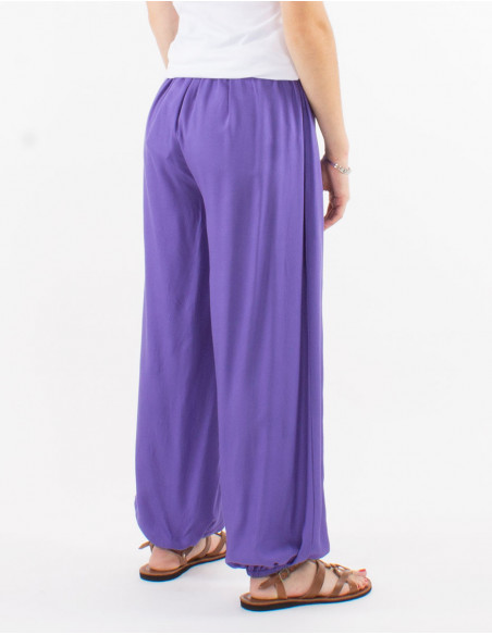 Pantalon liso viscosa