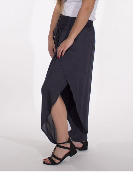 Pantalon dhoti viscosa liso