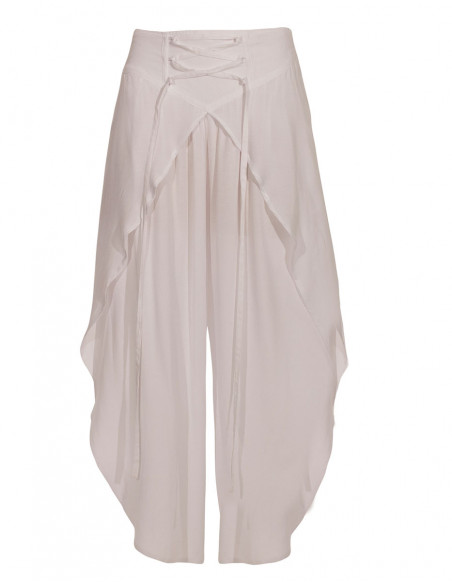Pantalon dhoti viscosa liso